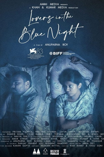 Poster for Lovers in the Blue Night